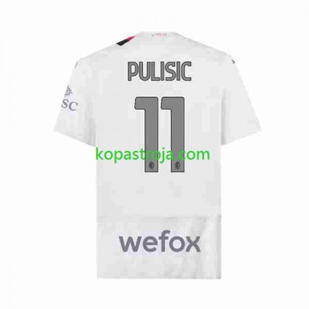 Billiga Fotbollströjor AC Milan Christian Pulisic 11 Borta tröja 2023/24 Kortärmad